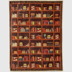 Book Blanket, Librarian Gifts For Librarian, Bookcase Book, Perfect Gift for Book Lovers, Reading Book Printnd