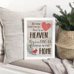 Because Someone We Love Is In Heaven Portrait Canvas & Poster Gift For Memorial Birthday Gift Home Decor Wall Art Printnd