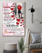 To My Husband The Day I Met You I Have Found The One Whom My Soul Loves Portrait Poster And Canvas For Valentine's Day Home Decor Wall Art Visual Art Printnd