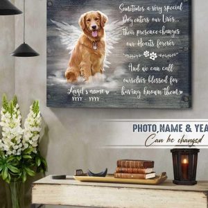 Personalized Memorial Pet Poster Canvas Sometimes A Very Special Upload Photo Printnd