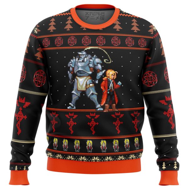 Fullmetal Alchemist Elrics Sprites Ugly Christmas Sweater