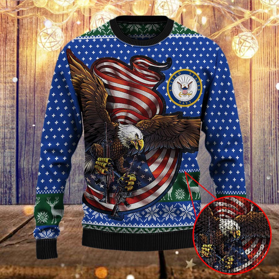 Ugly on sale sweater military