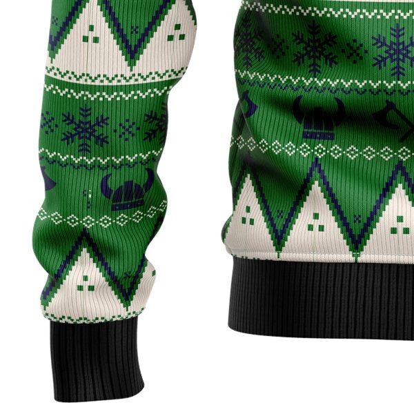 Amazing Viking Christmas Unisex Crewneck Sweater - Ugly Christmas Sweater
