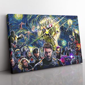 Avengers Starry Night Infinity War Canvas Print Wall Art