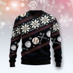 Baseball Christmas Ugly Christmas Sweater - Lover Xmas Sweater Gift