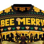 Bee Merry Christmas Unisex Crewneck Sweater - Ugly Christmas Sweater