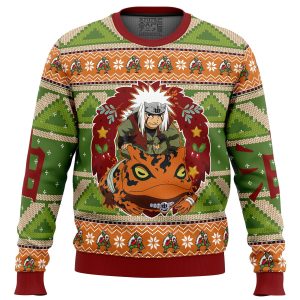 Chibi Jiraiya Naruto Ugly Christmas Sweater