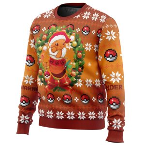 Christmas Charmander Pokemon Ugly Christmas Sweater