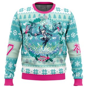 Christmas Symphony Hatsune Miku Ugly Christmas Sweater Printnd