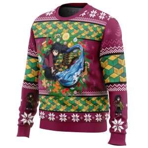 Christmas Giyuu Tomioka Demon Slayer Ugly Christmas Sweater Printnd
