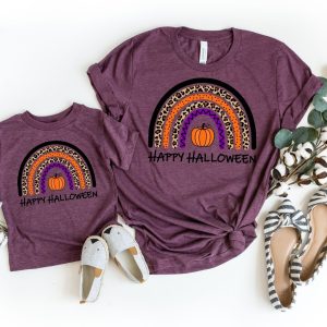 Happy Halloween Rainbow Shirt - Mommy and Me Shirts Printnd