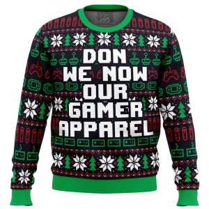 Don We Now Our Gamer Ugly Christmas Sweater