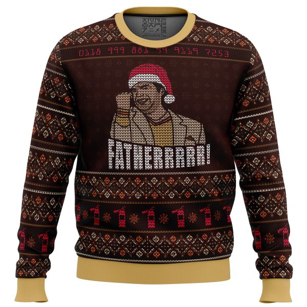 Fatherrrr The IT Crowd Ugly Christmas Sweater Printnd