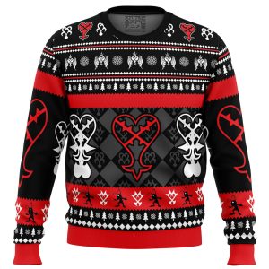 Heartless Christmas Kingdom Hearts Ugly Christmas Sweater Printnd