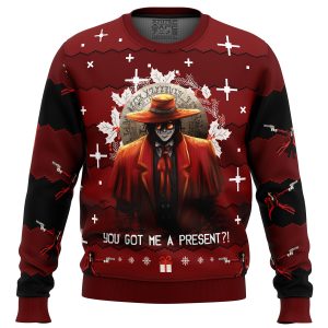 Alucard Hellsing Ugly Christmas Sweater