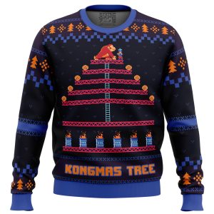 Kongmas Tree King Kong Ugly Christmas Sweater