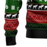 Merry Christmoose Unisex Ugly Christmas Sweater - Funny Family Ugly Christmas Holiday Sweater Gifts