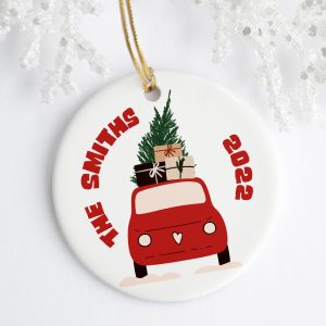 Personalized Christmas Car Ornament Printnd