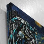 Batman Starry Dark Knight Canvas Print Wall Art