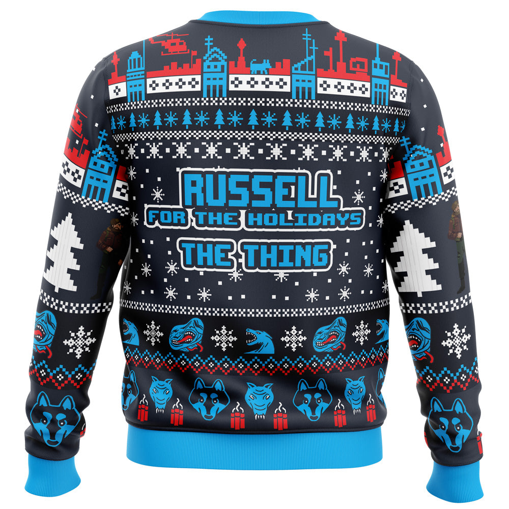 Carolina Panthers Christmas Jumper Graphic Crew Sweatshirt - Mens