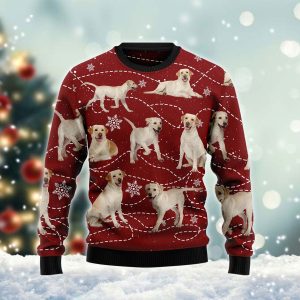 Labrador Retriever Love Snow Ugly Sweater