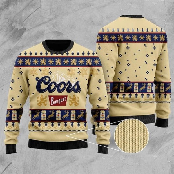 Coors Banquet Christmas Sweater