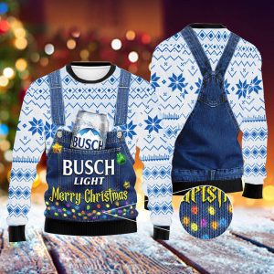 Merry Christmas Busch Light Sweater