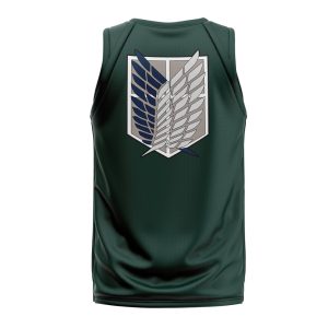 Scouting Regiment Attack on Titan Basketball Jersey