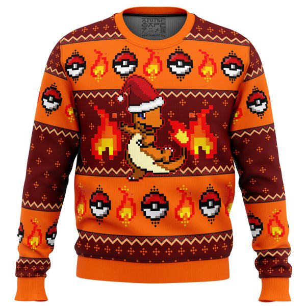 Pokemon Charmander Ugly Christmas Sweater Printnd