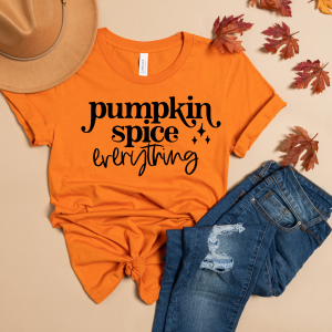 Pumpkin Spice Everything Fall T-Shirt Printnd