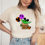 Halloween Baby Yoda T-Shirt Printnd