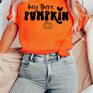 Hey There Pumpkin Fall T-Shirt Printnd