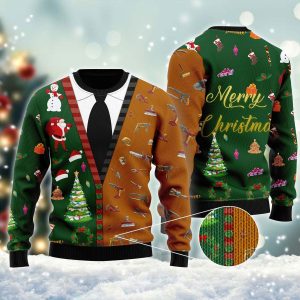 Merry Christmas Carpenter Ugly Sweater