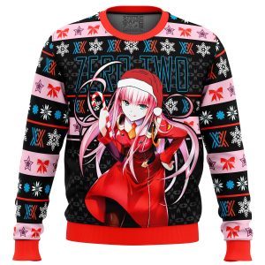 Darling in the Franxx Zero Two Ugly Christmas Sweater