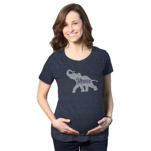 Mama Elephant Maternity Tshirt  Best Gift for Mother's Day