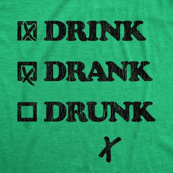 Drink Drank Drunk Men's Tshirt
