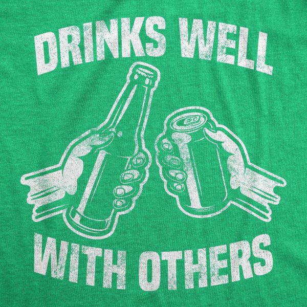 Drinks Well With Others Beer Men's Tshirt