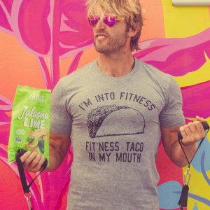 Fitness Taco In My Mouth Men's Tshirt