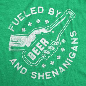 Fueled By Beer And Shenanigans Men's Tshirt