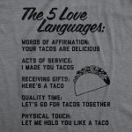 The 5 Love Languages Men's Tshirt