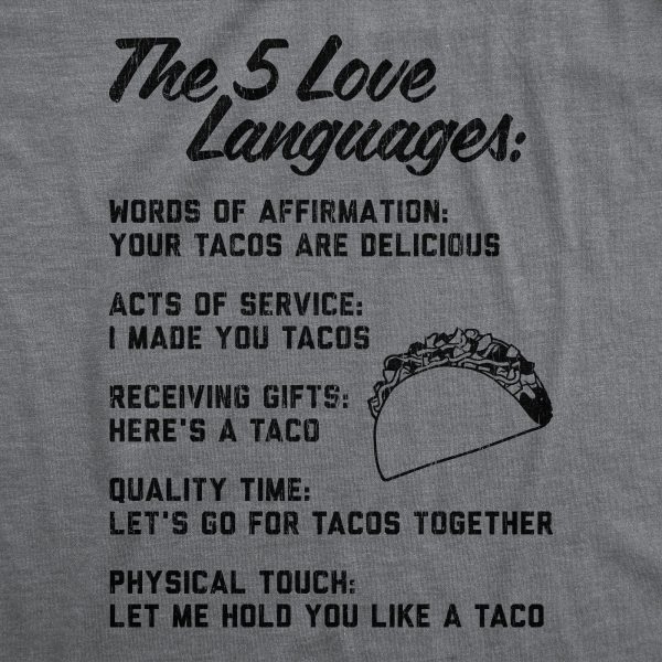 The 5 Love Languages Men's Tshirt