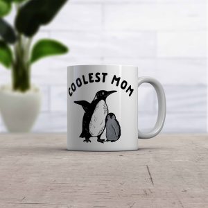 Coolest Mom Penguin Mug Cute Mother's Day Chilly Animal Graphic Novelty Coffee Cup-11oz  Best Gift for Mother's Day