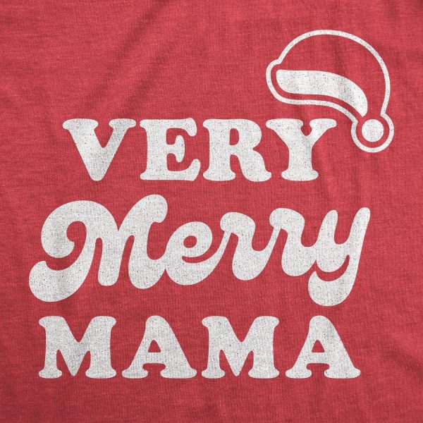 Very Merry Mama Women's Tshirt  Best Gift for Mother's Day