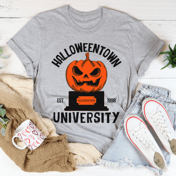 Halloween University Tee Printnd