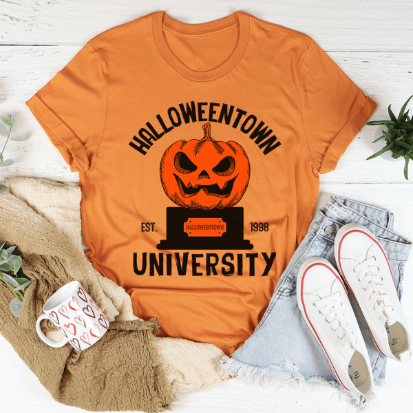 Halloween University Tee Printnd