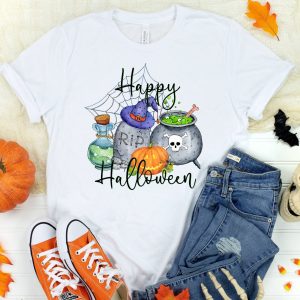 Happy Halloween Color Shirt - Halloween Shirt Printnd