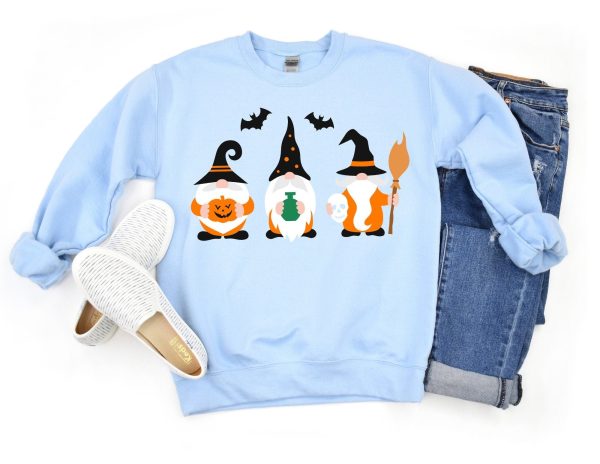 Gnome Halloween Sweatshirt - Halloween Sweatshirt Printnd
