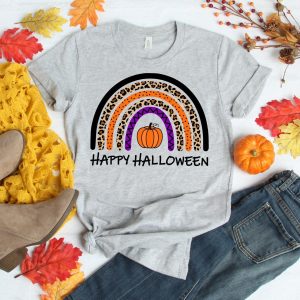 Happy Halloween Rainbow Shirt - Happy Halloween Shirt Printnd