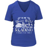 In My Dream World Books Are Free And Reading Makes You Thin Shirts Printnd